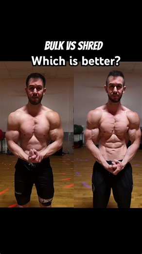 20 years Natural lifting Bulked vs Shredded #gym #fitness #workout #bodybuilding
