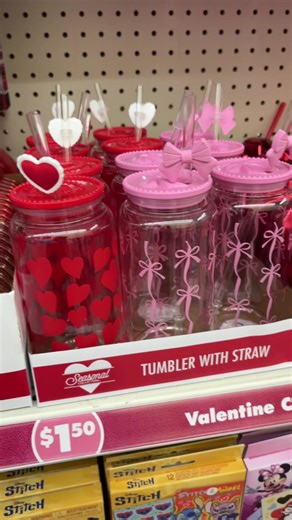 Valentine's Day Cups Available at Dollar Tree