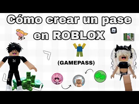 Como crear un pase o gamepass en roblox móvil o tablet
