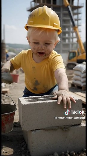 Baby vs. Monster Truck: A Hilarious Cartoon Struggle