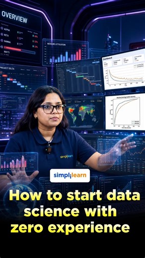 Data Science for Beginners | How to Start Data Science With Zero Experience| #Shorts | #Simplilearn
