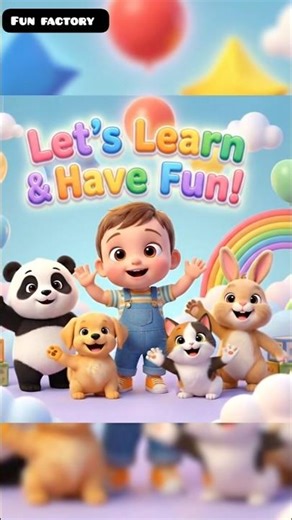 Educational 3D Cartoon for Toddlers | Learn with Fun 😍 #animatin #shortsfeed #animationworld #shorts
