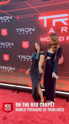 533 reactions · 12 shares | This belongs on the Grid. We joined the TRON: Ares world premiere alongside the cast and crew to help make the Grid come alive! #TRONAres is in theaters now! ️ | MOD Pizza | Facebook