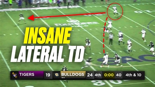 'BANANAS!' Unbelievable game-winning lateral TD in DII football playoffs