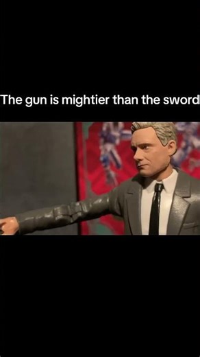 Hol horse jojo stop motion- is the gun better than a sword?#stopmotion#jjba#jojosbizzareadventure