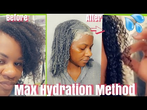 The Max Hydration Method on Type 4 Natural Hair | Cherry Lola Treatment | Amazing Cur Definition