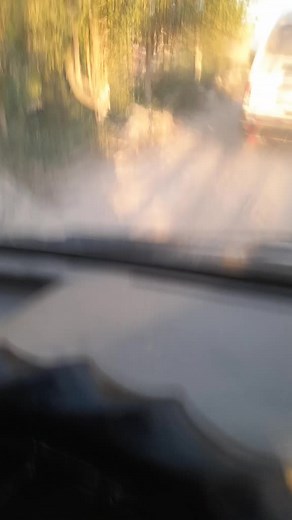 Exploring Rural Roads: A Journey in a Dusty Van