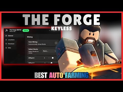 The Forge [BETA] Script NO KEY Pastebin - Auto Mining, Auto Kill, Teleport