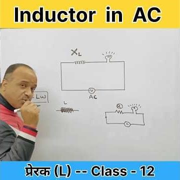 Inductors in ac circuit - प्रत्यावर्ती धारा - Alternating current 😊