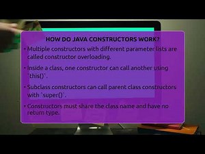How Do Java Constructors Work? - Next LVL Programming