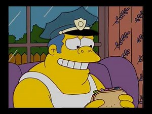 Los Simpsons - sandwich de crayones