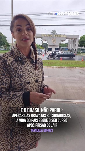 484K views · 43K reactions | Apesar das bravatas e ameaças de bolsonaristas como o deputado federal Nikolas Ferreira (PL-MG), o Brasil não parou. Manuela Borges faz um retrato preciso de um país que segue em normalidade absoluta após a prisão de Jair Bolsonaro. Confira! #noticias #icl #notícias | ICL Notícias | Facebook
