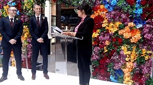 Ryan Clay and Ben Bagshaw got married at Victoria Leeds' first wedding after winning the online Victoria Leeds' Love Wins competition. The ceremony, as the parade passed by on Vicar Lane, was conducted by TV host Anna Richardson from Channel 4's Naked Attraction. Full story at https://www.yorkshirepost.co.uk/news/people/video-love-wins-as-tv-star-conducts-leeds-pride-wedding-prize-at-victoria-leeds-1-9915705 | Yorkshire Evening Post