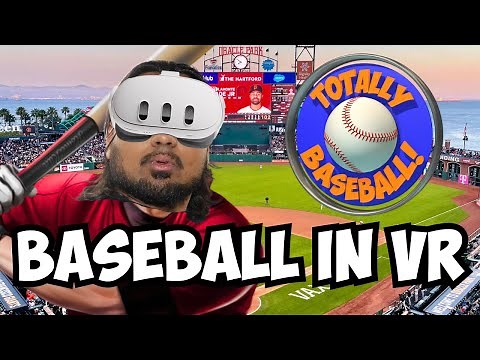 BEST BASEBALL GAME ON THE QUEST 2/QUEST 3!! TOTALLY BASEBALL VR IS THE BEST META QUEST SPORTS GAME