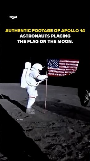 Watch the Historic Apollo 14 Footage of Astronauts Planting the Moon Flag