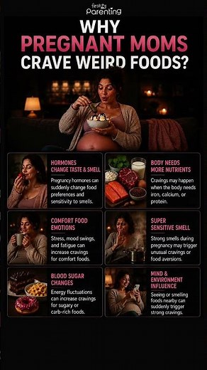 Why Pregnant Moms Crave Weird Foods | Pregnancy Cravings Explained #shorts