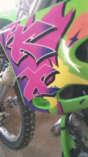 1999 kx 125 walk around #dirtbike #rock