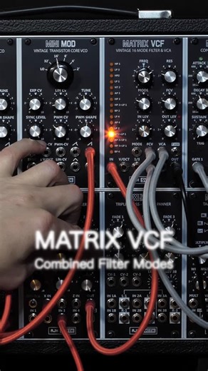 AJH Synth | MATRIX VCF - Combined Filter Modes Sound Example #eurorack • Here’s a patch from our MATRIX VCF User Guide video, demonstrating one of the... | Instagram