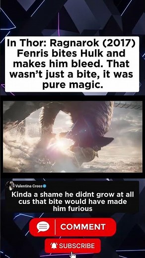 Thor Ragnarok Fenris vs Hulk The Only Beast That Ever Made Him Bleed in the MCU#movie #moviedetails🌎