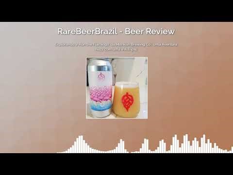 Explorando a 'Run the Flamingo' da Monkish Brewing Co.: Uma Aventura Hazy com uma IPA Triple