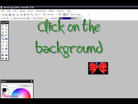 How to Make Transparent Background in Paint.Net