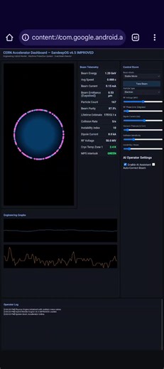 #particlephysics #acceleratorphysics #cern #simulation #controlsystems #uiengineering #scientificcomputing #websimulation #physicsengine #stem #learningbybuilding | Sandeep Singh