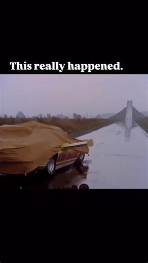 Obscure Cars Daily on Instagram: "What you’re seeing here is a brazen, absolute batshit attempt by stuntman Kenny Powers to pilot a purpose-built, rocket-powered car from one country to another, with predictably disastrous results. Powers was a last-minute substitute for the project’s creator and intended subject, Canadian stuntman Ken Carter. Dubbed “The Mad Canadian”, Carter had spent decades in the stunt business, performing hundreds of jumps before conceiving this act of pure insanity, a pla