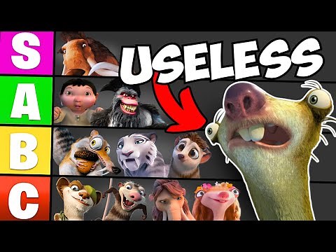 Ranking EVERY Ice Age Character