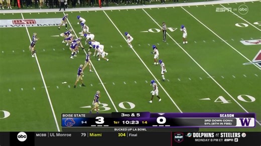 Yoshiharu Yoshida on Instagram: "Demond Williams Jr. Highlights | Washington Football vs. Boise State: LA Bowl December 13, 2025 @ SoFi Stadium"