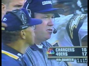 Nov 23, 1997 Candlestick Park San 49ers vs Chargers Merton Hanks Highlights The Chicken Dance