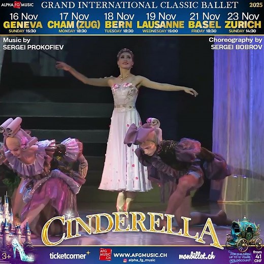Cinderella–a ballet-fairy tale for adults and children,based on the famous story by Charles Perrault