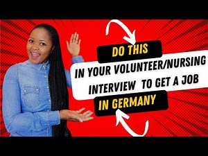 VOLUNTEER INTERVIEW QUESTIONS AND ANSWERS(nursing interviews in Germany)Vorstellungsgespräch