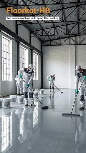 MR. JO Floorkot HB Industrial Epoxy Floor Coating for Warehouses and Factories