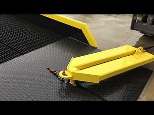 Dockzilla Mobile Loading Dock: Patented Automatic Kingpin Forklift Attachment