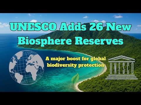 UNESCO Adds 26 New Biosphere Reserves | Major Global Biodiversity Boost