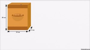 Surface area of a box using nets