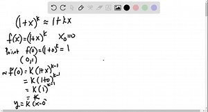 The approximation (1 x)^k ≈1 k x is commonly used by engineers for quick calculations. (a) Derive this result, and use it to make a rough estimate of (1.001)^37. (b) Compare your estimate to that produced directly by your calculating device. (c) If k is a positive integer, how is the approximation (1 x)^k ≈1 k x related to the expansion of (1 x)^k using the binomial theorem? | Numerade