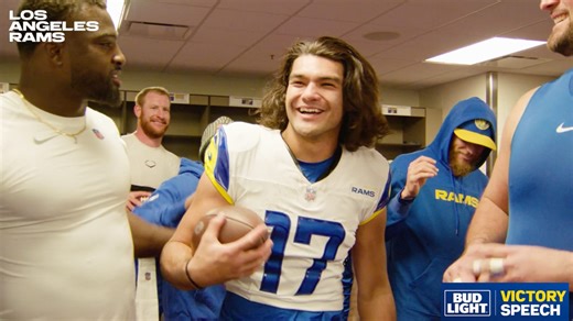 "Here we go baby!" Carson Wentz, Puka Nacua & Russ Yeast get game balls after win over 49ers