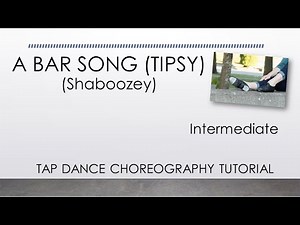 A BAR SONG (TIPSY) (Shaboozey) - TAP DANCE CHOREOGRAPHY TUTORIAL - Intermediate