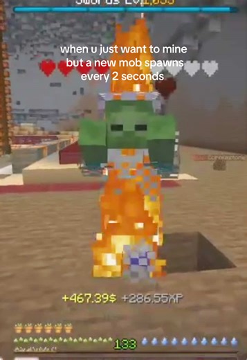 I have mob sounds turned down low but why does it sound so loud in this recording likeee #minecraft #minecraftmemes #minecraftbuilding #minecrafttutorial #java