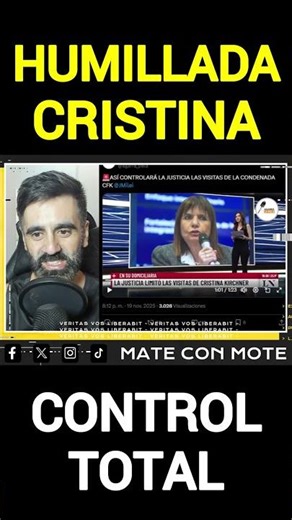 Control total sobre Cristina y sus visitas 🤣