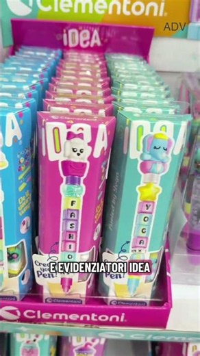 Penna Idea ed evidenziatori Idea by Clementoni, pratici per scrivere, sottolineare e organizzare al