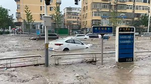 Roads turn into rivers in China