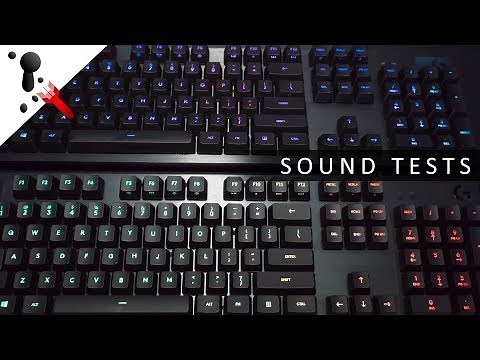 Logitech Romer-G Linear VS Tactile Typing and Sound Test VS MX Silent