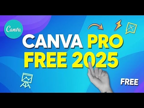 Comment Avoir Canva Pro GRATUITEMENT et LÉGALEMENT en 2025 !