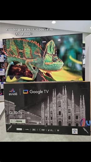 Anga electronics on Instagram: "EVVOLI QLED TV 55" GOOGLE TV 🏷️Bei 1,100,000/= Specs:- •Smart 4k Resolution QLED •GOOGLE Operating System •Frameless Design •Size 55" Inches •Sound Bar Built-in •2 Years Warranty 📞call/whatsapp 0676453501 tutakuletea ulipo ndani ya dar usafir buree malipo ya bidhaa yako ni baada"