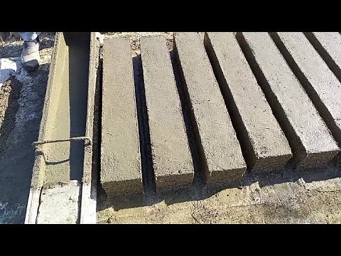 Making of Readymade concrete cement lintel