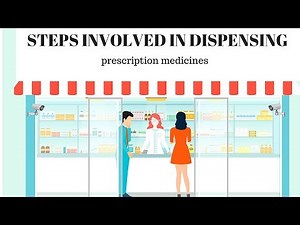 Steps involved in dispensing prescription medicines