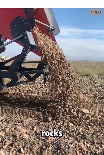 This is a 10 thousand dollar machine ,but it only can do one thing:pick up rocks!#foryou #machine