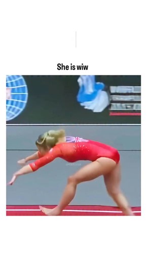 trendpluse_offical on Instagram: "The post shares a 17-second viral clip of a blonde gymnast performing an artistic floor routine in a sparkling red leotard, featuring dynamic flips, splits, and a joyful bow that radiates enthusiasm, labeled as from a 2015 Denmark event though its accuracy is debated. Authored by Thebestfigen , known for curating positive historical viral content, the video has surged to 16,500 likes and 459,000 views in under 48 hours, reflecting enduring fascination with athle